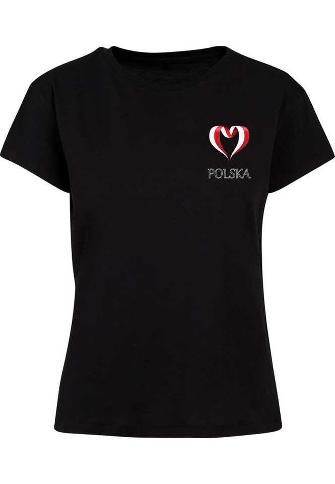 Merchcode T-Shirt Merchcode Ladies Merchcode Football - Poland T-shirt (1-tlg) von Merchcode