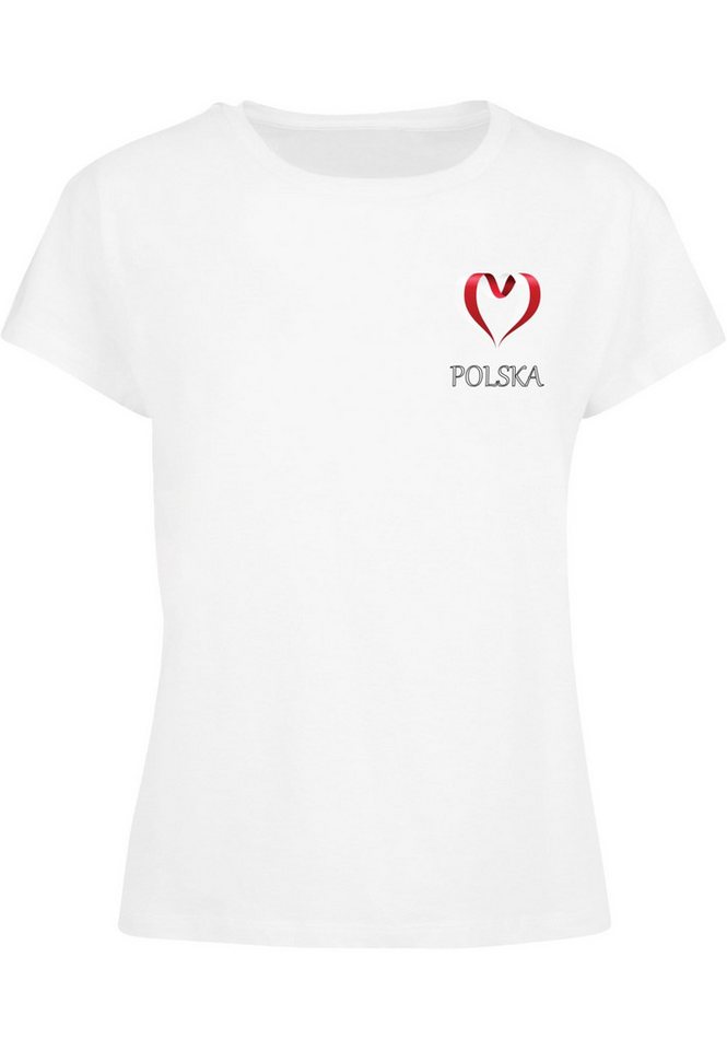 Merchcode T-Shirt Merchcode Ladies Merchcode Football - Poland T-shirt (1-tlg) von Merchcode