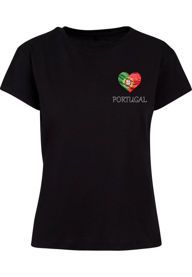Merchcode T-Shirt Merchcode Ladies Merchcode Football - Portugal T-shirt (1-tlg) von Merchcode