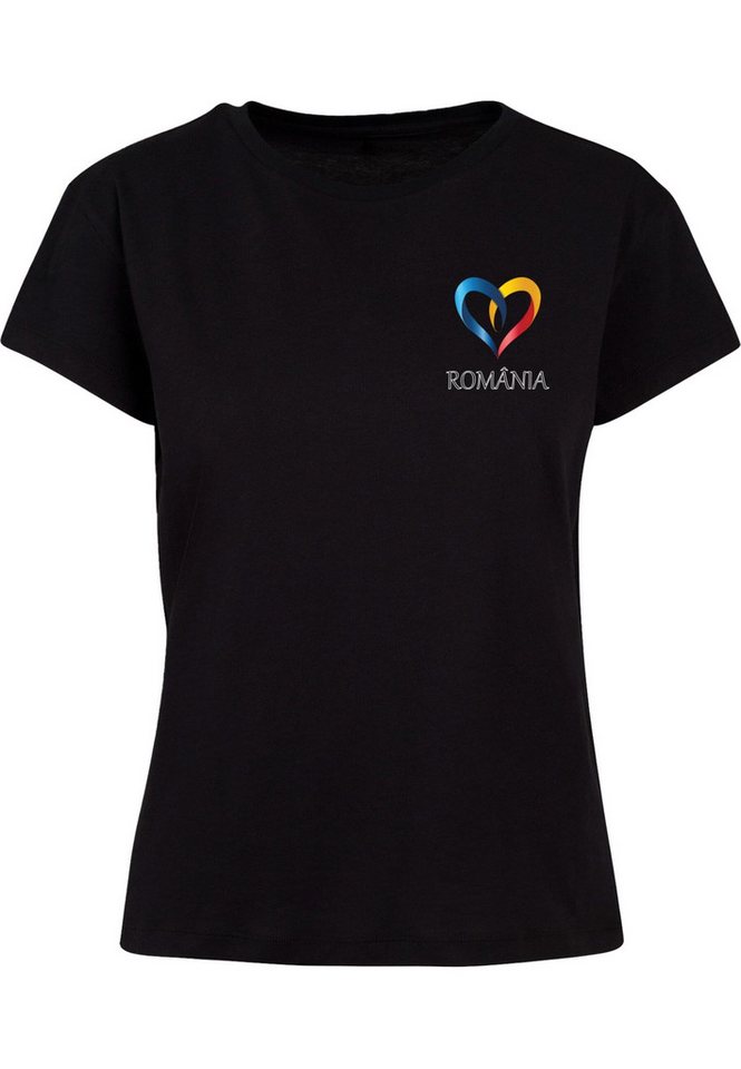 Merchcode T-Shirt Merchcode Ladies Merchcode Football - Romania T-shirt (1-tlg) von Merchcode