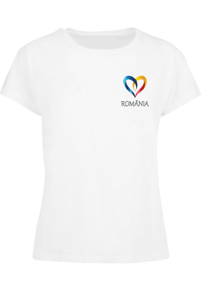 Merchcode T-Shirt Merchcode Ladies Merchcode Football - Romania T-shirt (1-tlg) von Merchcode