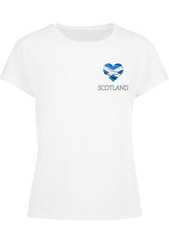 Merchcode T-Shirt Merchcode Ladies Merchcode Football - Scotland T-shirt (1-tlg) von Merchcode