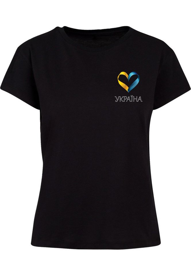 Merchcode T-Shirt Merchcode Ladies Merchcode Football - Ukraine T-shirt (1-tlg) von Merchcode
