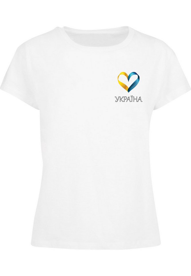 Merchcode T-Shirt Merchcode Ladies Merchcode Football - Ukraine T-shirt (1-tlg) von Merchcode