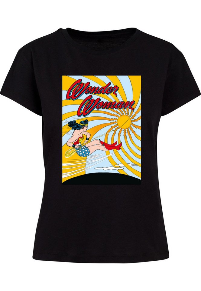 Merchcode T-Shirt Merchcode Ladies - Wonder Woman Flying - T-Shirt (1-tlg) von Merchcode