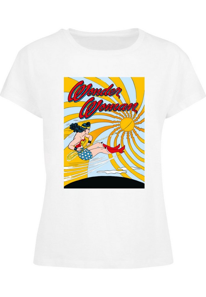 Merchcode T-Shirt Merchcode Ladies - Wonder Woman Flying - T-Shirt (1-tlg) von Merchcode