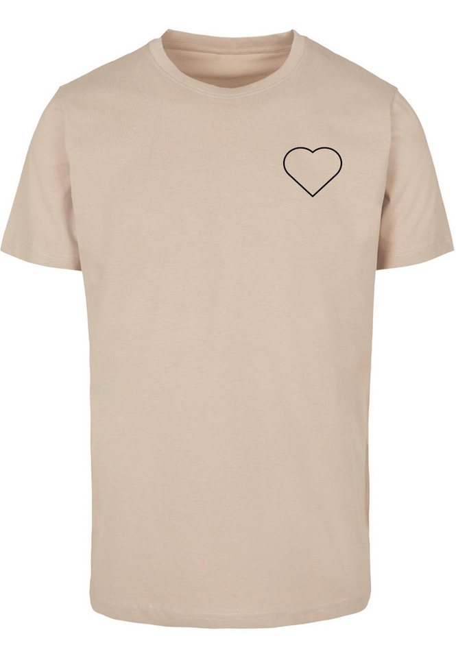 Merchcode T-Shirt Merchcode MHSS Herz Schwarz 2 T-Shirt (1-tlg) von Merchcode