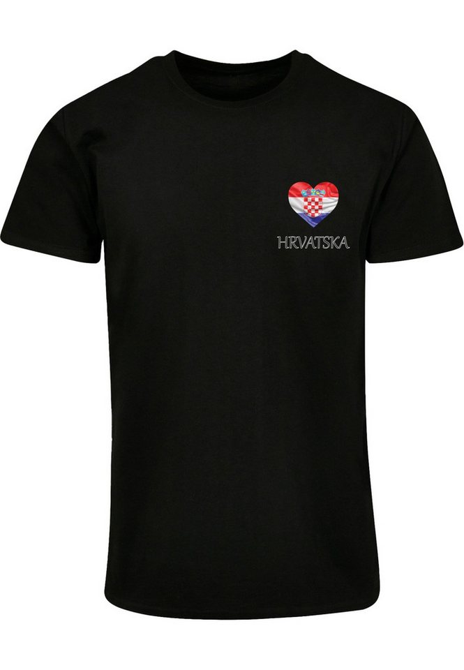 Merchcode T-Shirt Merchcode Merchcode Football - Croatia T-shirt (1-tlg) von Merchcode