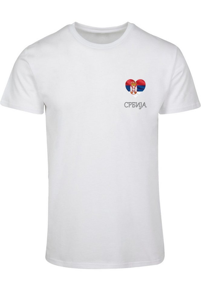 Merchcode T-Shirt Merchcode Merchcode Football - Serbia T-shirt (1-tlg) von Merchcode