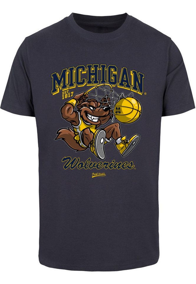 Merchcode T-Shirt Merchcode Michigan University - Wolverines T-Shirt (1-tlg) von Merchcode