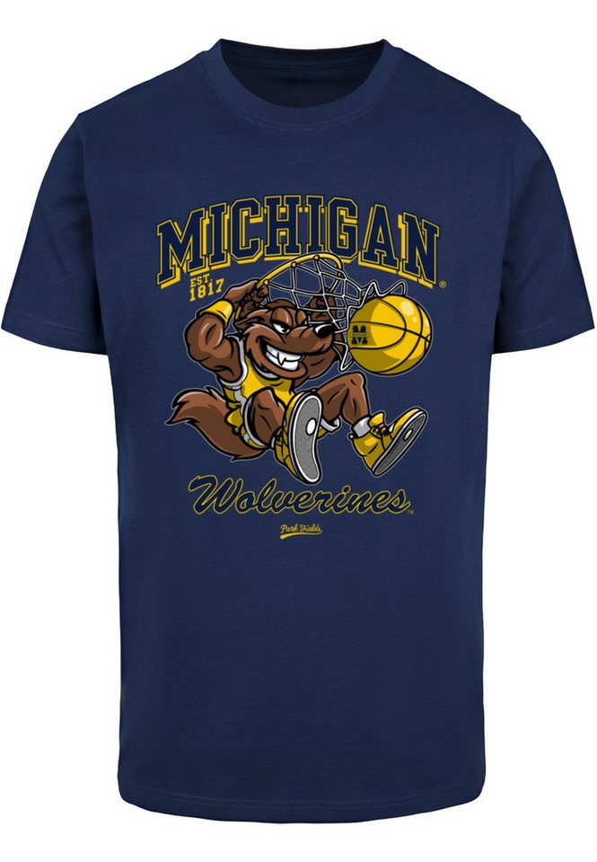 Merchcode T-Shirt Merchcode Michigan University - Wolverines T-Shirt (1-tlg) von Merchcode