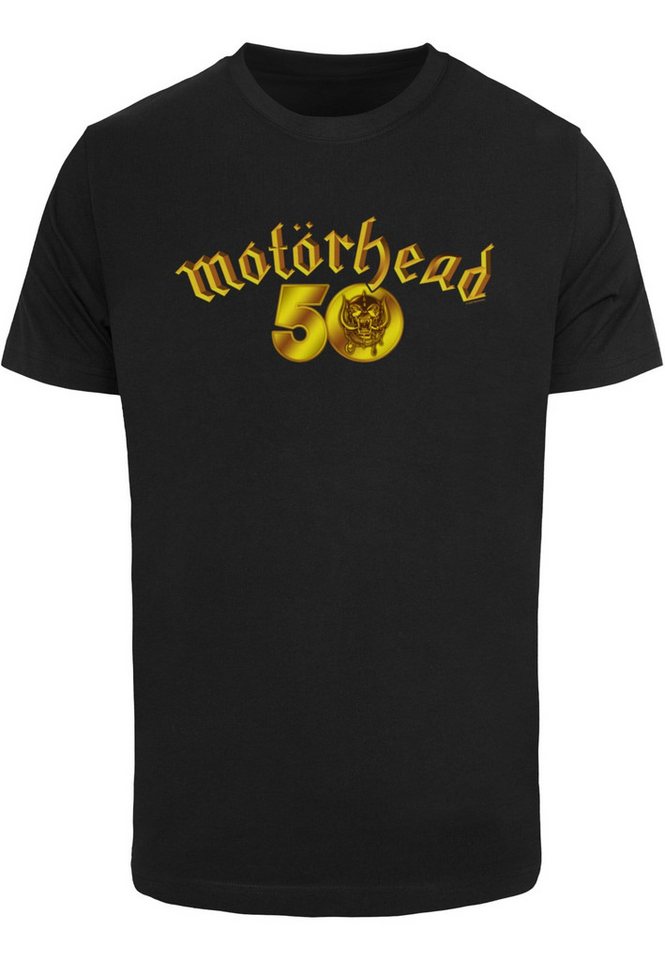 Merchcode T-Shirt Merchcode Motorhead - 50th Anniversary Gold Logo T-Shirt (1-tlg) von Merchcode