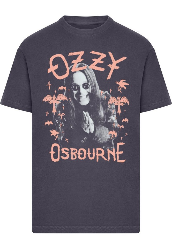 Merchcode T-Shirt Merchcode Ozzy Osbourne - Pink Bat T-Shirt (1-tlg) von Merchcode