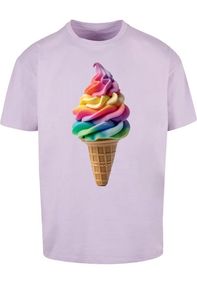 Merchcode T-Shirt Merchcode Pride Scoops Heavy Oversized T-shirt (1-tlg) von Merchcode