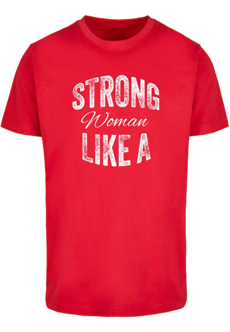 Merchcode T-Shirt "Merchcode Unisex Strong WD - Like A Woman T-Shirt Round Neck", (1 tlg.) von Merchcode