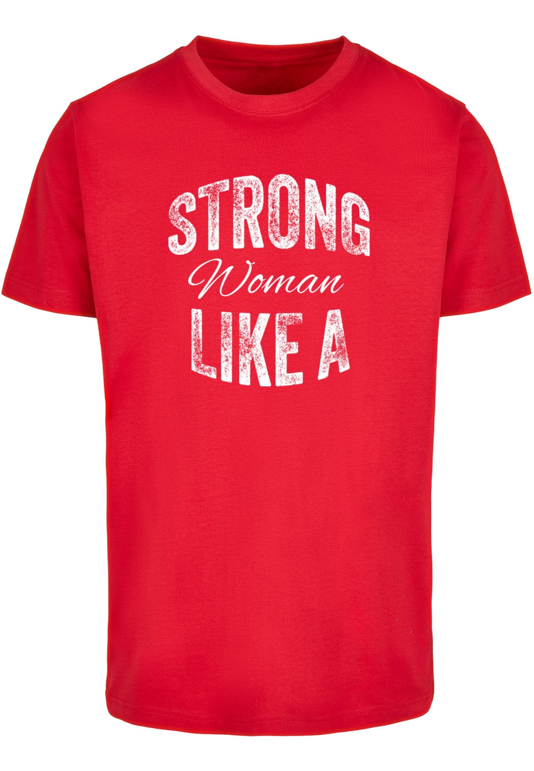 Merchcode T-Shirt "Merchcode Unisex Strong WD - Like A Woman T-Shirt Round Neck", (1 tlg.) Merchcode T-Shirt "Merchcode Unisex Strong WD - Like A Woman T-Shirt Round Neck", (1 tlg.) von Merchcode