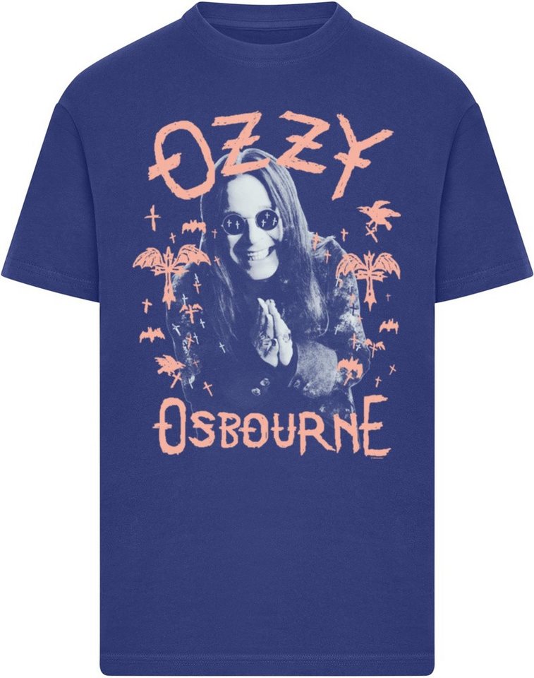 Merchcode T-Shirt Ozzy Osbourne Pink Bat T-Shirt von Merchcode