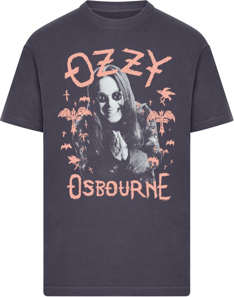 Merchcode T-Shirt Ozzy Osbourne Pink Bat T-Shirt von Merchcode