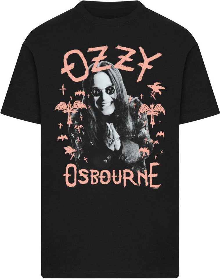 Merchcode T-Shirt Ozzy Osbourne Pink Bat T-Shirt von Merchcode