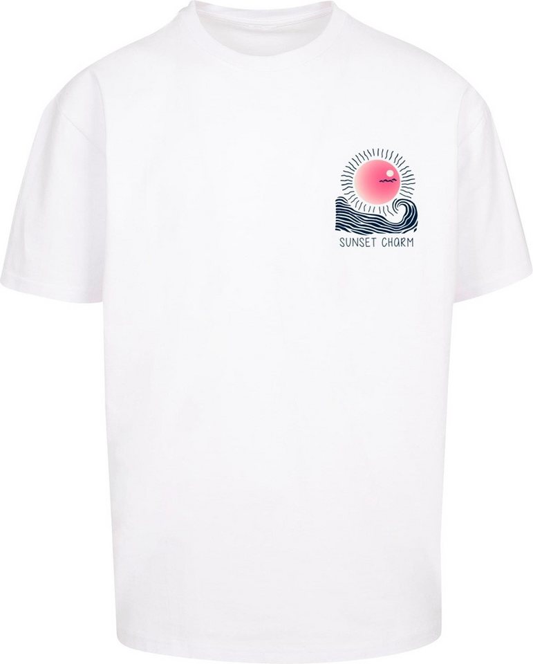 Merchcode T-Shirt Sunset Charm Oversized T-Shirt Merchcode T-Shirt Sunset Charm Oversized T-Shirt von Merchcode