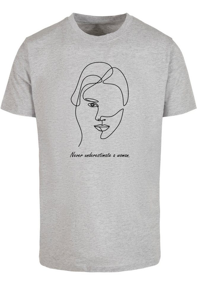 Merchcode T-Shirt Merchcode Unisex Woman WD - Figure T-Shirt Round Neck (1-tlg) von Merchcode