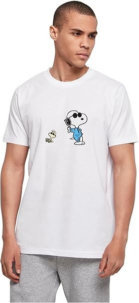 bequemes Merchcode Herren T-Shirt 140 g/m² mit Baumwolle Weiß von Merchcode