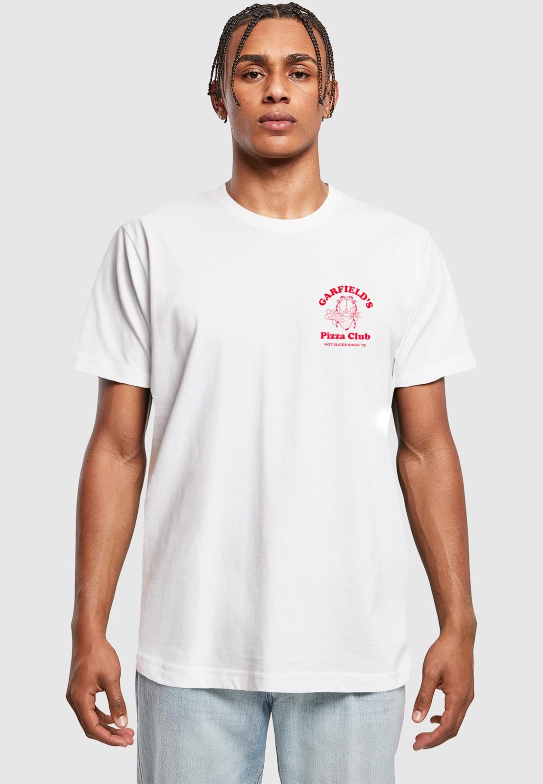 bequemes Merchcode Herren T-Shirt 200 g/m² mit Baumwolle Weiß von Merchcode
