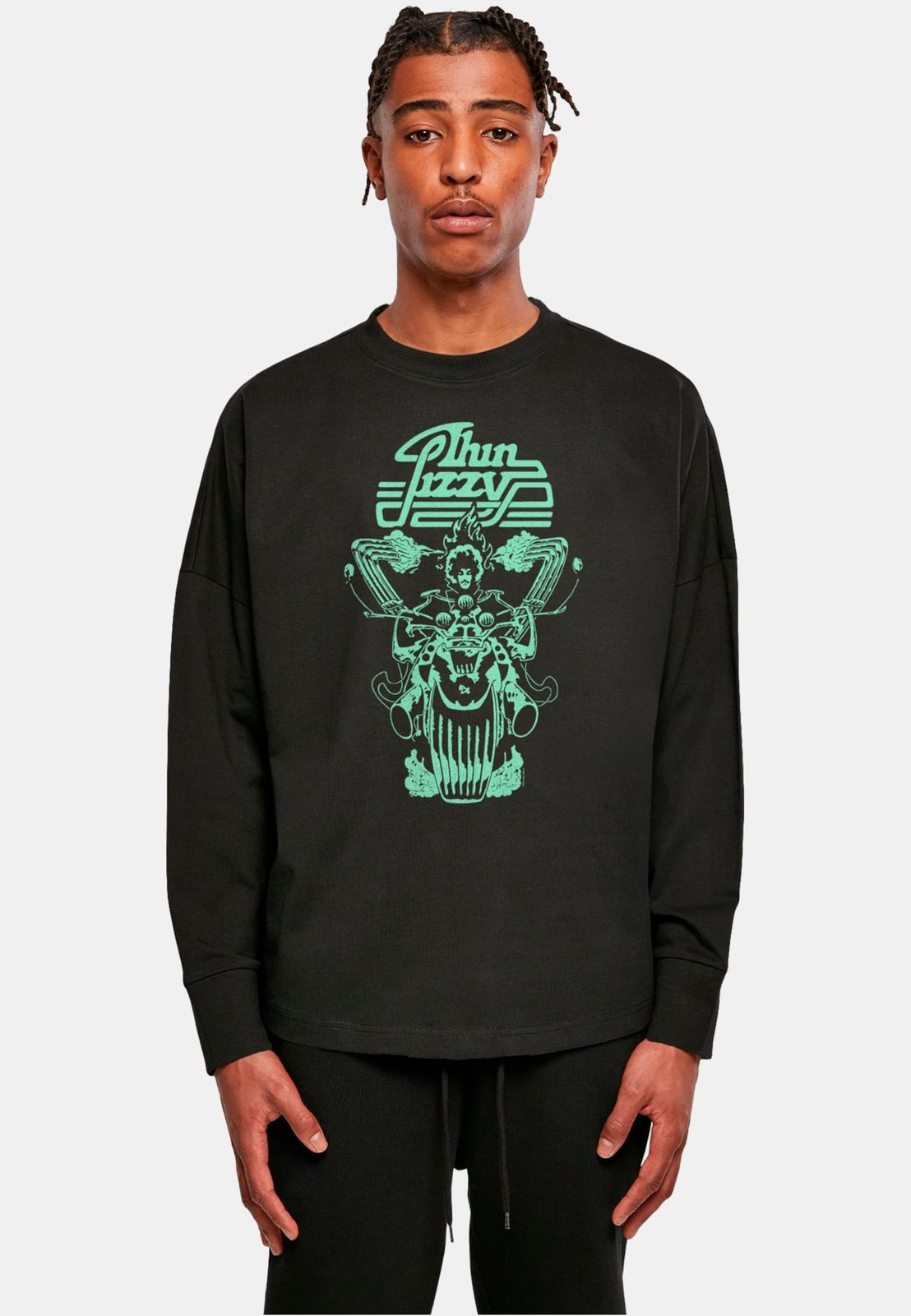 bequemes Merchcode Herren T-Shirt 220 g/m² mit Baumwolle Schwarz von Merchcode