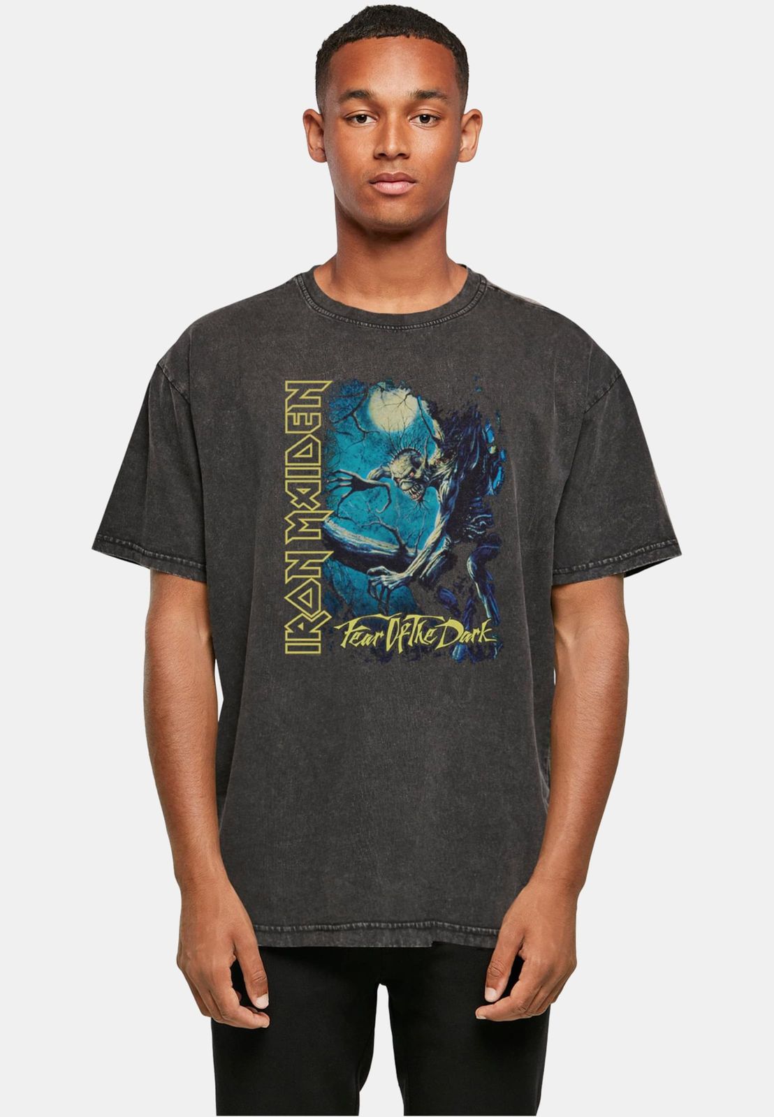 bequemes Merchcode Herren T-Shirt mit Baumwolle Schwarz von Merchcode