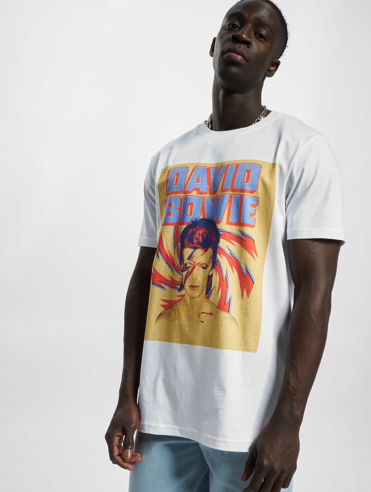 bequemes Merchcode Herren T-Shirt mit Baumwolle Weiß von Merchcode