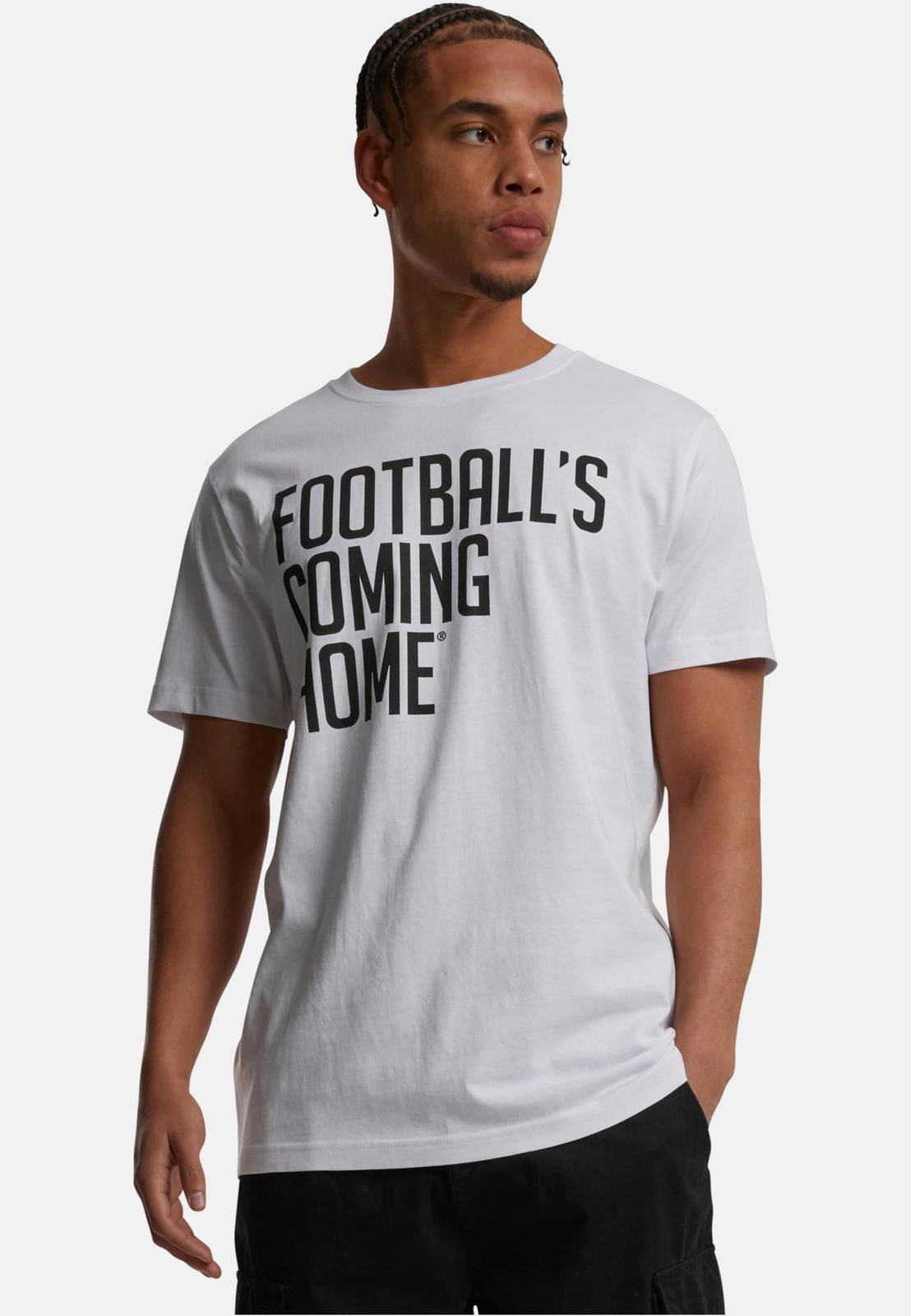 bequemes Merchcode Herren T-Shirt mit Baumwolle Weiß von Merchcode