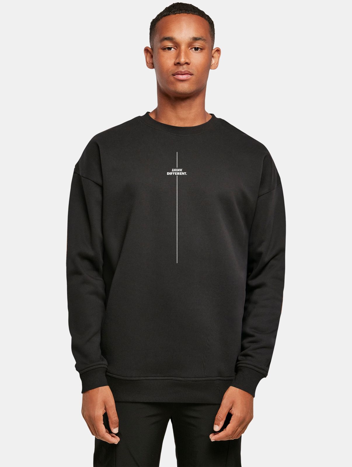 lässiges Merchcode Herren Sweatshirt 300 g/m² mit Baumwolle Schwarz von Merchcode