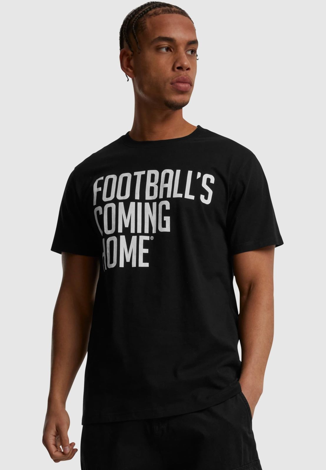 lässiges Merchcode Herren T-Shirt mit Baumwolle Schwarz von Merchcode