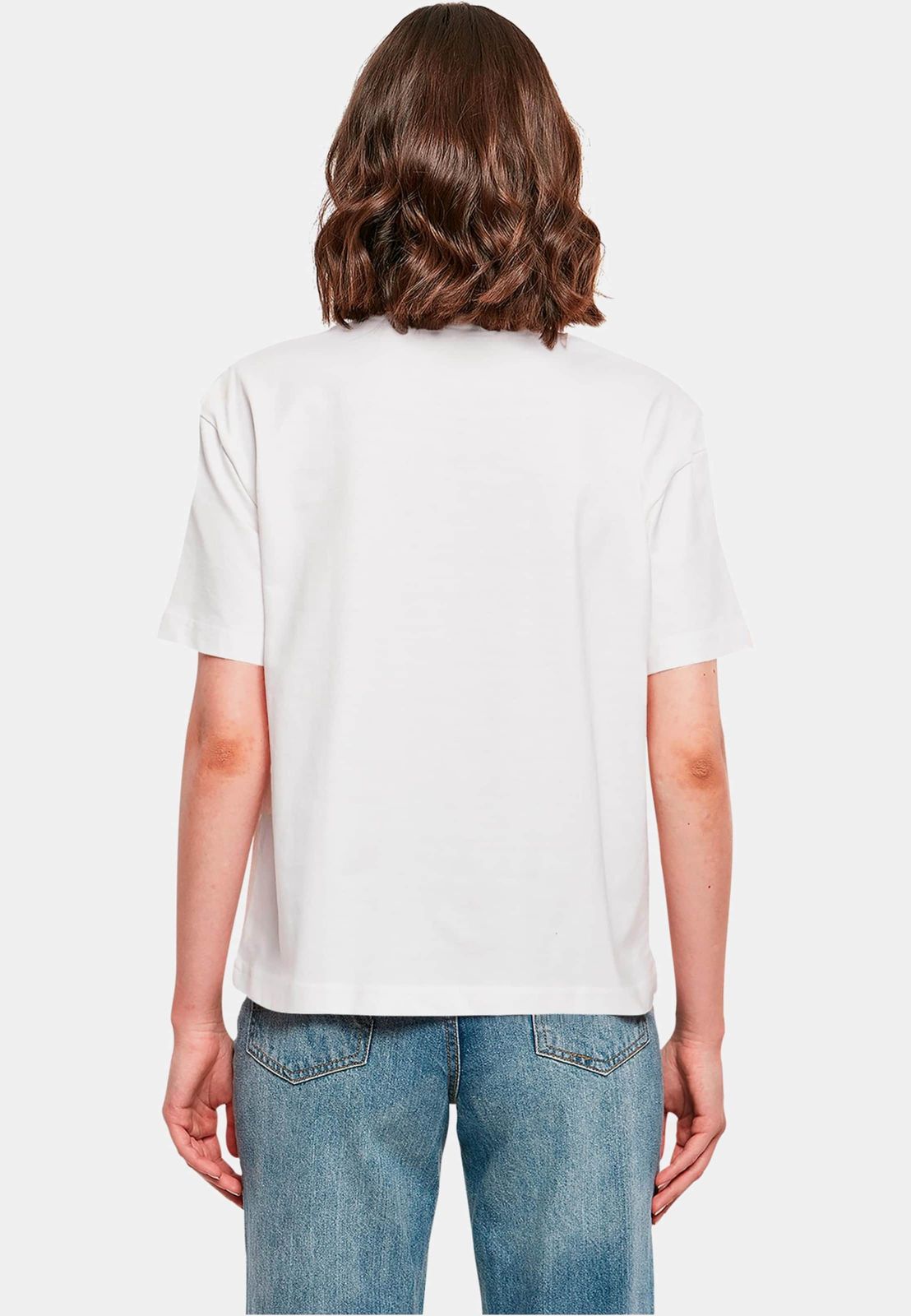 modernes Merchcode Damen T-Shirt 200 g/m² mit Baumwolle Weiß von Merchcode