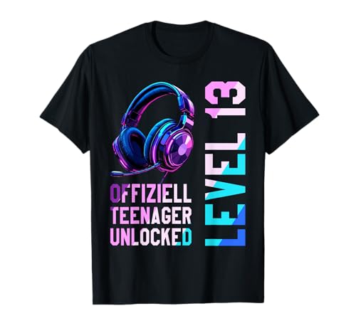 13. Geburtstag Junge Mädchen 13 2012 Level 13 Unlocked T-Shirt 13. Geburtstag Junge Mädchen 13 2012 Level 13 Unlocked T-Shirt von Merchfun 13 Geburtstag Official Teenager