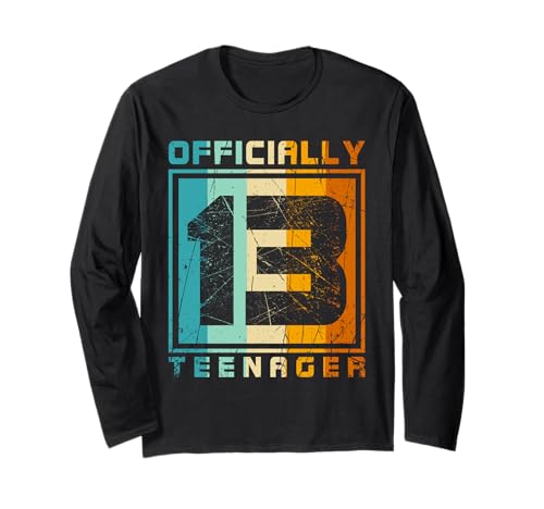 13. Geburtstag Offiziell Teenager Junge Mädchen 13 Jahre Langarmshirt von Merchfun 13. Geburtstag Teenager