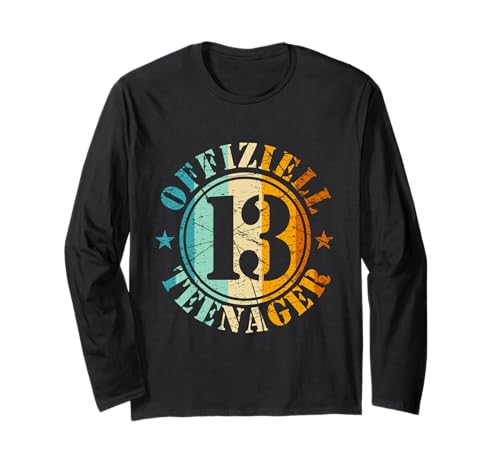 Offiziell Teenager Mädchen 13 Jahre 13. Geburtstag Junge Langarmshirt Offiziell Teenager Mädchen 13 Jahre 13. Geburtstag Junge Langarmshirt von Merchfun 13. Geburtstag Teenager