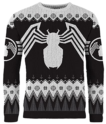 Merchoid Venom: Season of The Symbiote Strickpullover für Weihnachten Gr. XXXL, Mehrfarbig von Merchoid