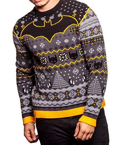 Offizieller Batman-Strick-Weihnachtspullover (XXLarge) von Merchoid