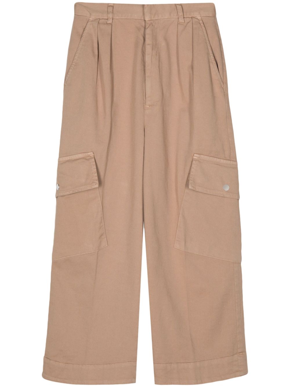 Merci Cropped-Hose mit Falten - Nude von Merci