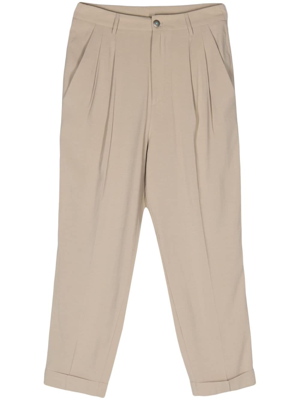 Merci Cropped-Hose mit hohem Bund - Nude von Merci