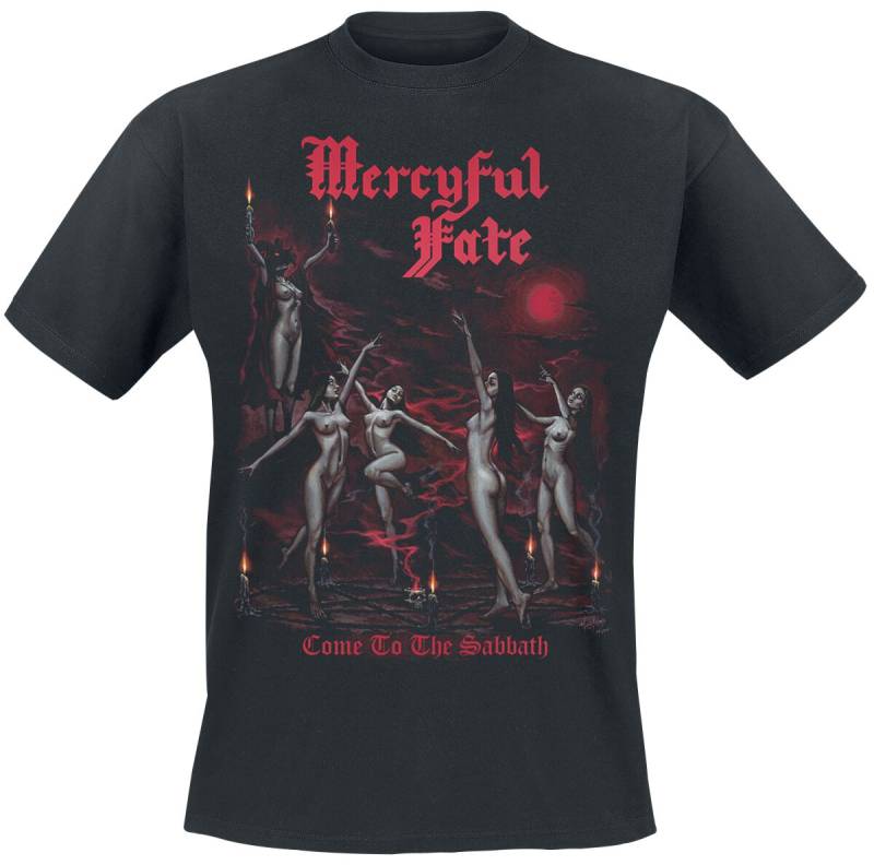 Mercyful Fate T-Shirt - Come To The Sabbath - S bis 3XL - für Männer - Größe L - schwarz  - Lizenziertes Merchandise! von Mercyful Fate