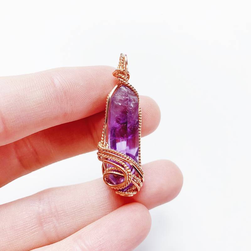 Amethyst Wappte Pendant Amethyst Wappte Pendant von MereTillDesigns