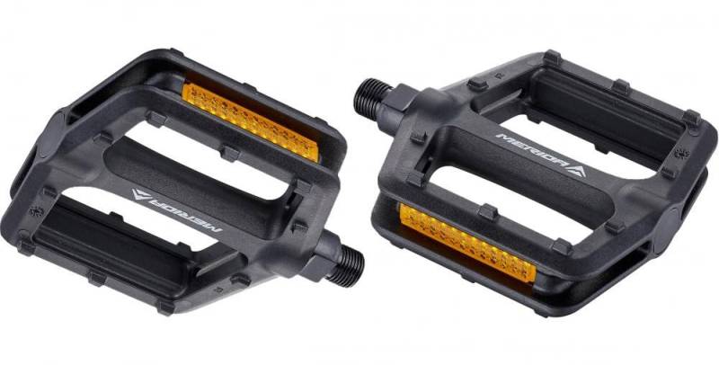 Merida Warnweste MERIDA Plattformpedale LOW aus Nylon 1 Paar mit abnehmbare Reflektoren von Merida