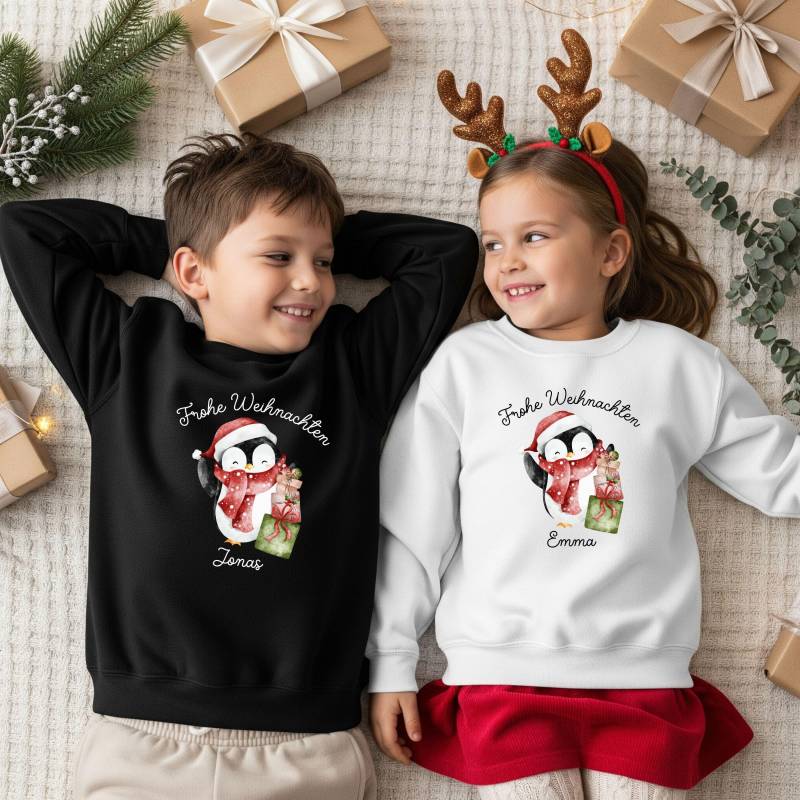 Weihnachtspullover Familie Kinder | Partnerlook Weihnachten, Personalisiert Familienoutfit, Christmas Sweater, Weihnachtsoutfit Geschwister von MeridaleDesign