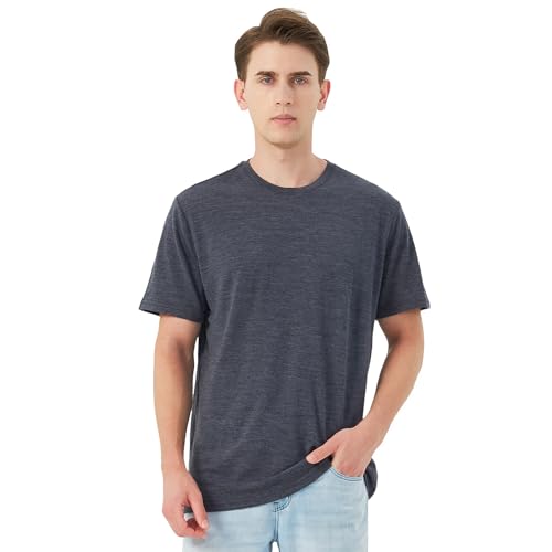 Merino Protect 100% Merino Shirt Herren Kurzarm Geruchsresistent Merinowolle Unterwäsche Leicht Wandern Reisen T-Shirt Weich Unterhemd Merino Protect 100% Merino Shirt Herren Kurzarm Geruchsresistent Merinowolle Unterwäsche Leicht Wandern Reisen T-Shirt Weich Unterhemd von Merino Protect