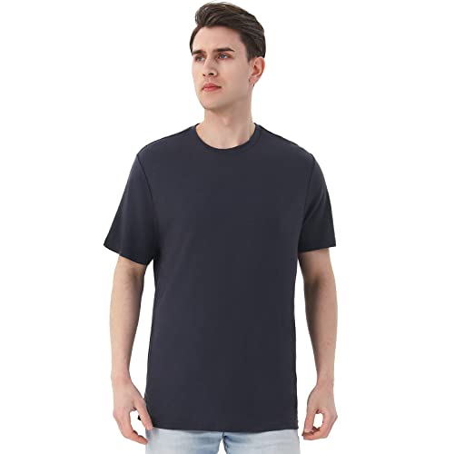 Merino Protect 100% Merino Shirt Herren Kurzarm Geruchsresistent Merinowolle Unterwäsche Leicht Wandern Reisen T-Shirt Weich Unterhemd von Merino Protect