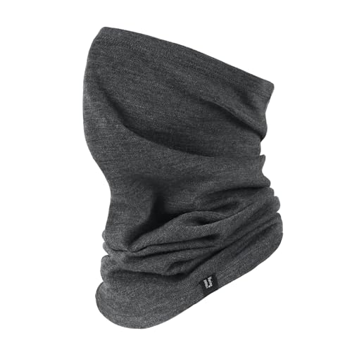 Merino Protect Schlauchschal Merino Wolle 100% Männer Frauen Warm Halstuch Leichtes Halswärmer für Motorrad Wandern Jagd von Merino Protect