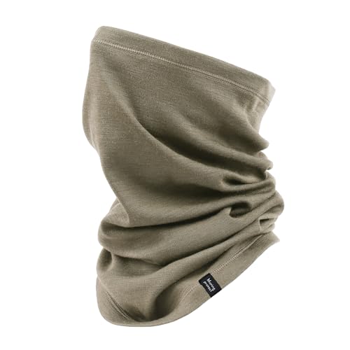 Merino Protect Schlauchschal Merino Wolle 100% Männer Frauen Warm Halstuch Leichtes Halswärmer für Motorrad Wandern Jagd von Merino Protect