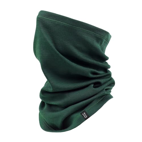 Merino Protect Schlauchschal Merino Wolle 100% Männer Frauen Warm Halstuch Leichtes Halswärmer für Motorrad Wandern Jagd von Merino Protect